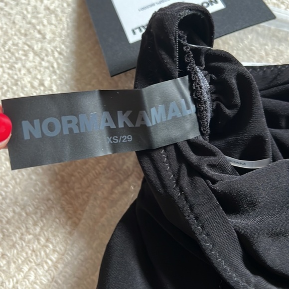 Norma Kamali Side Drape asymmetrical Mini Skirt - Picture 8 of 10